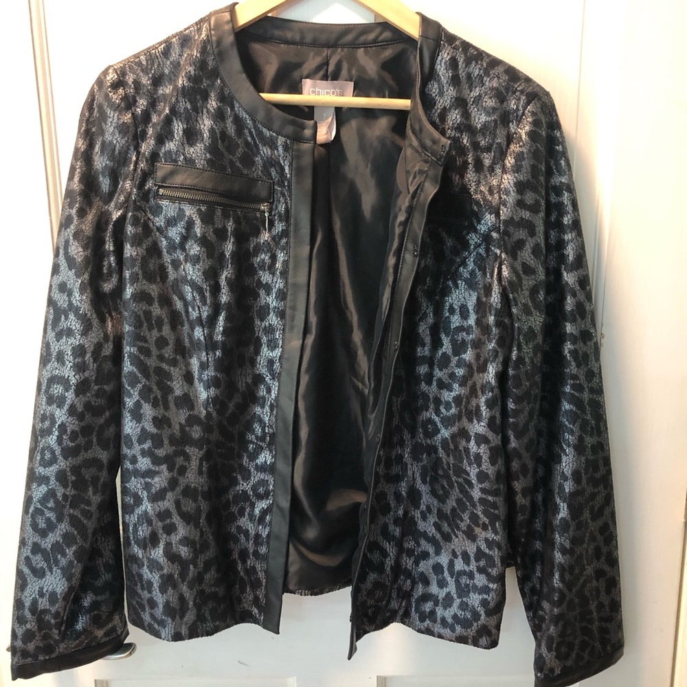 NWT Chico’s Animal Print Jacket